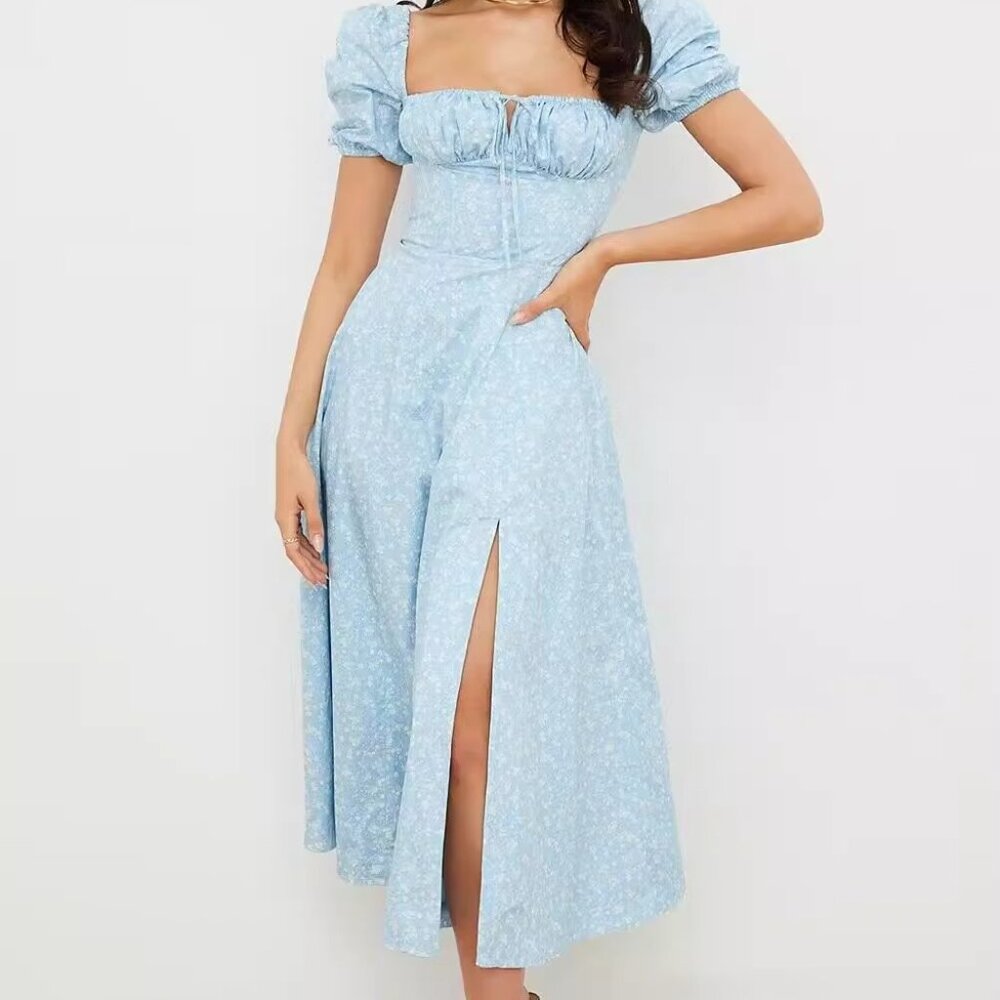 Lapel single breasted slit slit long leg slim-fit wrap hip skirt